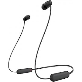 ყურსასმენი Sony WI-C100/BZ, In-Ear Headphones, Wireless, Bluetooth, Black
